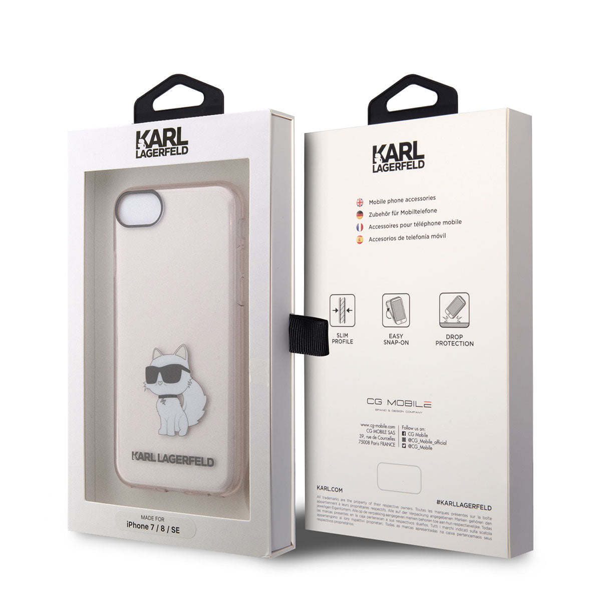 Karl Lagerfeld iPhone SE 2022 Kılıf Transparan Choupette Dizayn Telefon Kılıfı - 7 Karl Lagerfeld iPhone SE 2022 Kılıf Transparan Choupette Dizayn Telefon Kılıfı - 7